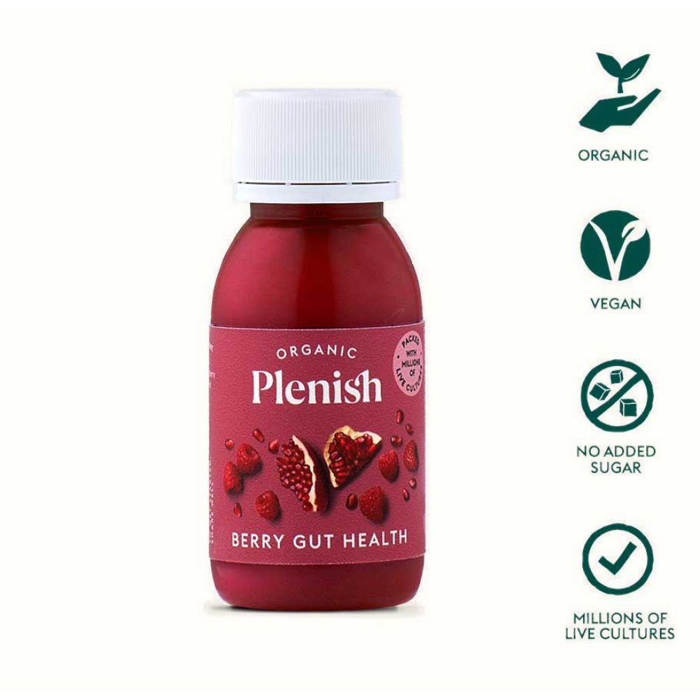 PLENISH SHOTS BERRY GUT HEALTH 12 x 60ml