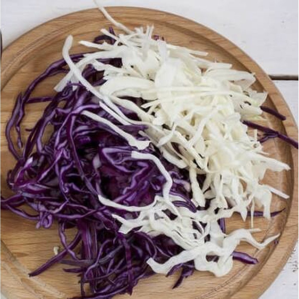 SLICED RED & WHITE CABBAGE MIX x kg