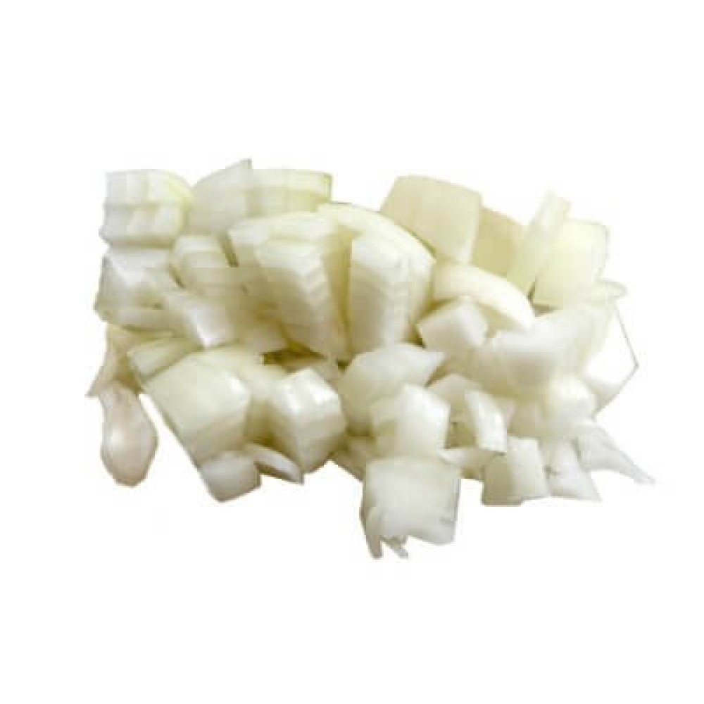 DICED 10mm WHITE ONION x kg