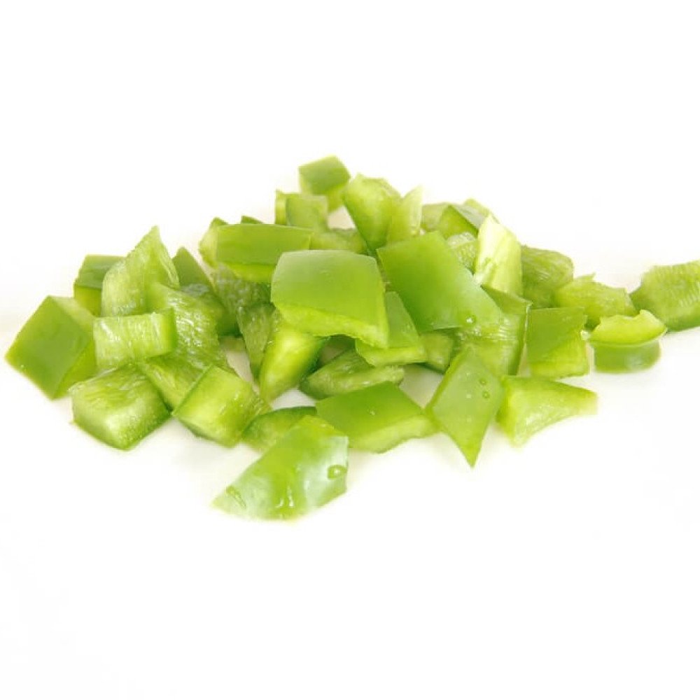 DICED 10mm GREEN PEPPER x kg