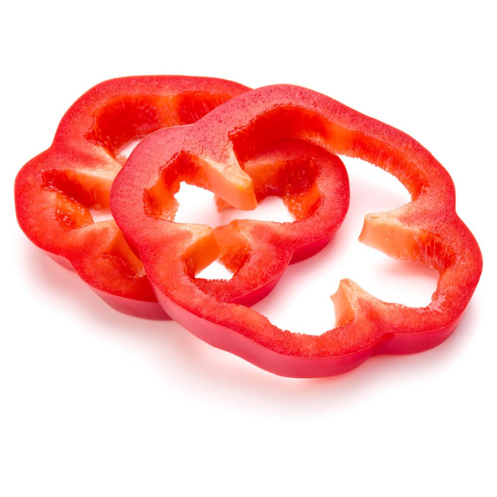 SLICED RED PEPPER 2mm x kg