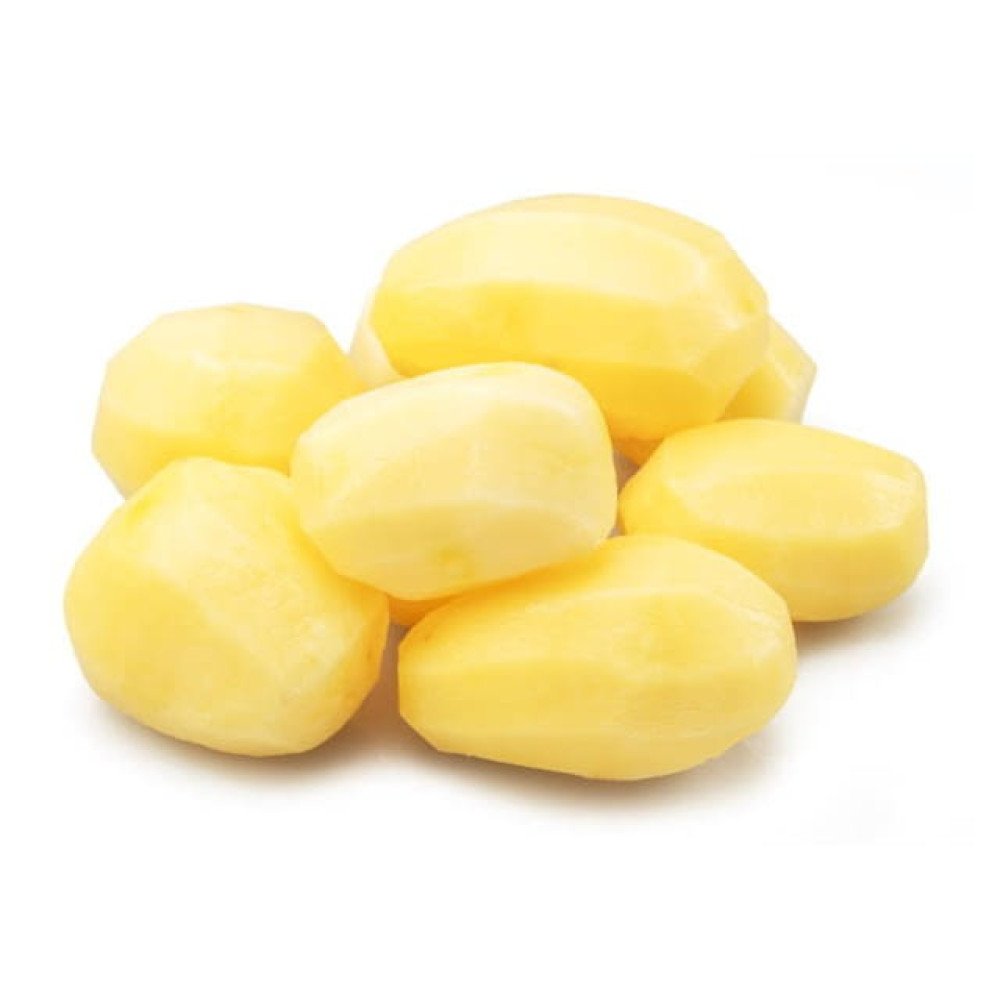PEELED AGRIA POTATOES x kg