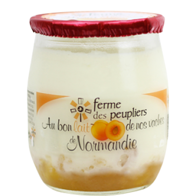 FERME DES PEUPLIERS GLASS JAR MIX FRUIT YOGURT 12 x 125g