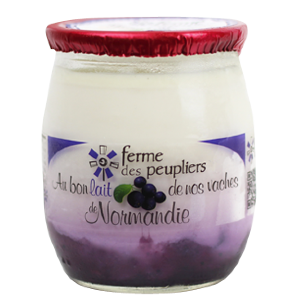 FERME DES PEUPLIERS GLASS JAR MIX FRUIT YOGURT 12 x 125g