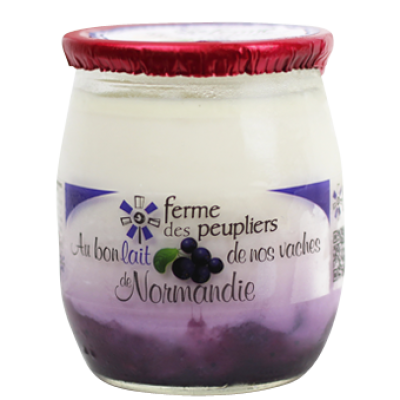 FERME DES PEUPLIERS GLASS JAR MIX FRUIT YOGURT 12 x 125g