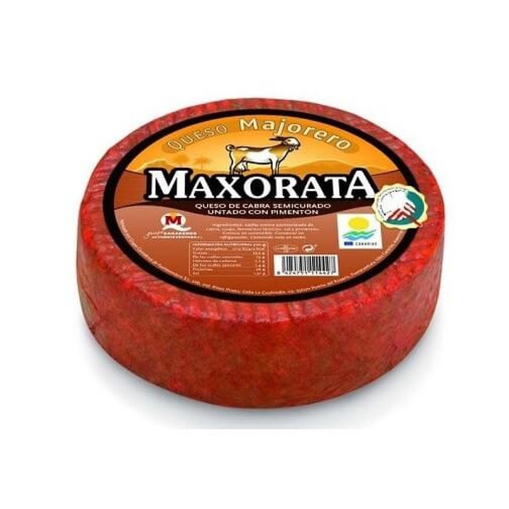 PASTEURIZED GOAT MAJORERO PIMENTON ±3.4kg (Per kg)