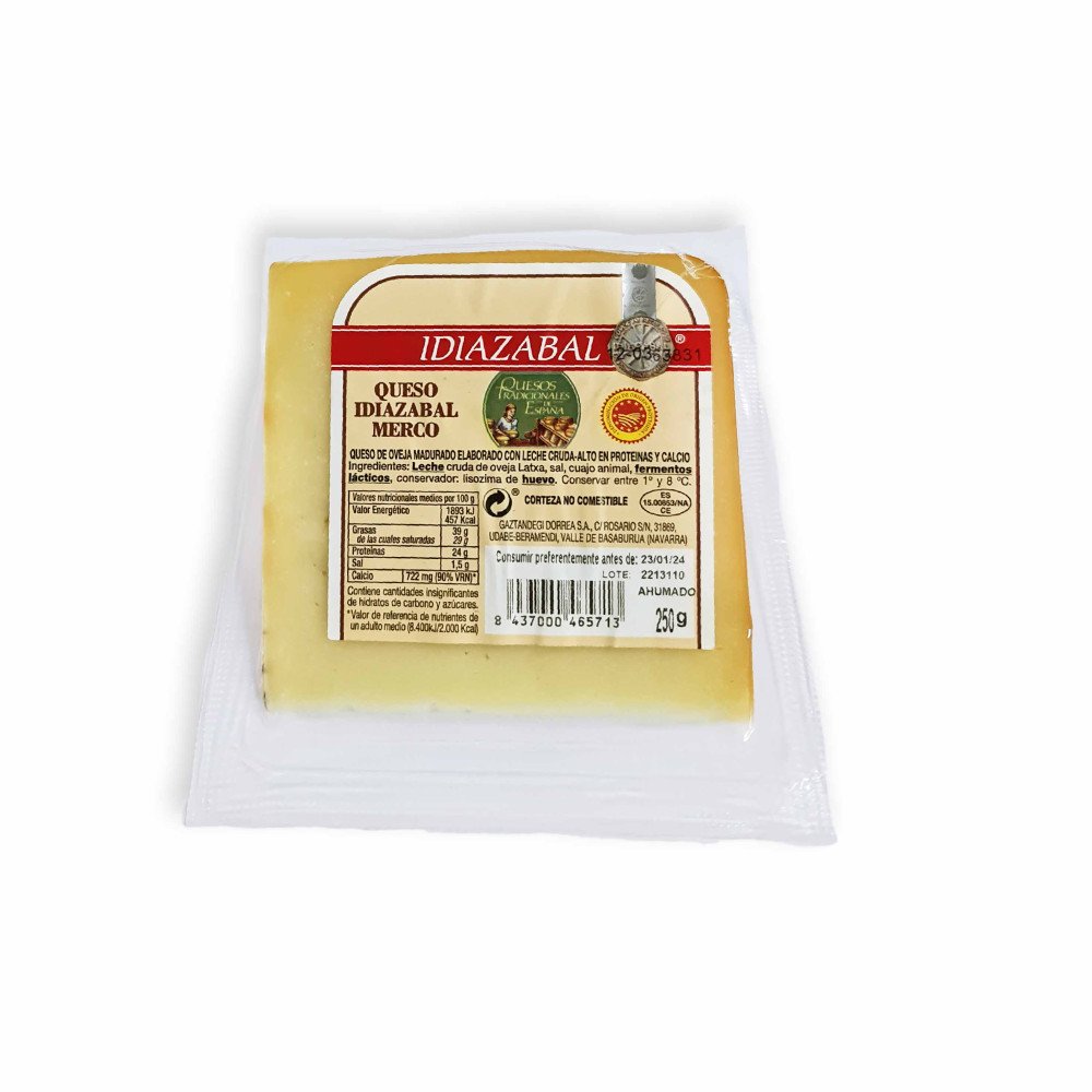 SMOKED BASQUE D.O. IDIAZABAL x 250g WEDGES