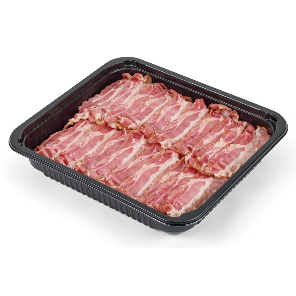 COOKED STREAKY BACON 220/100 WHOLE RASHERS x 1Kg
