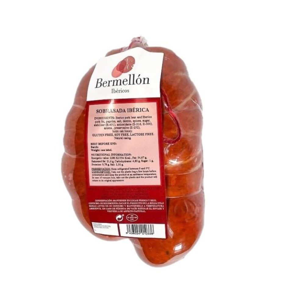 ARTISAN MADE SOBRASADA IBERICA ±1kg (Per kg)