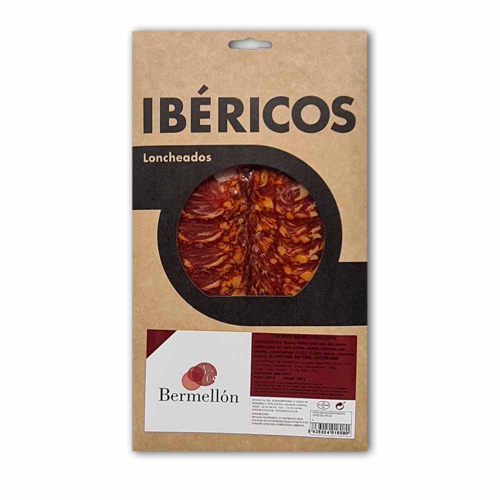 SLICED CHORIZO IBERICO BELLOTA CAMPANA EXTRA x 100g