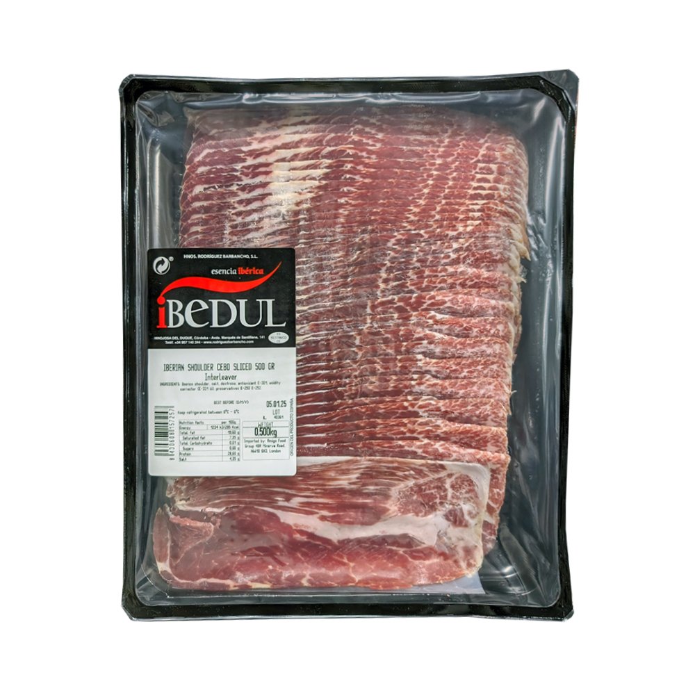 SLICED PALETA (SHOULDER) IBERICO CEBO x 500g