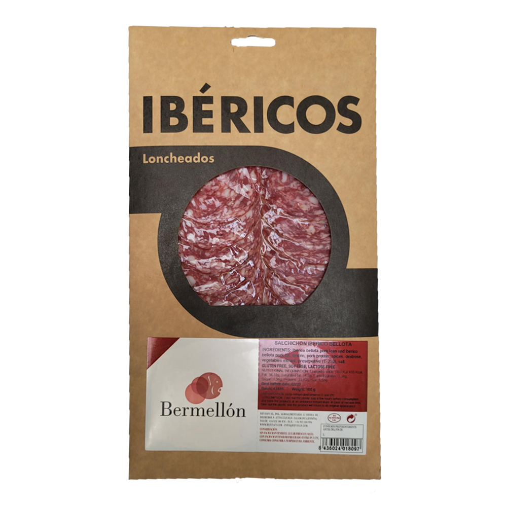 SLICED SALCHICHON IBERICO BELLOTA CAMPANA EXTRA x 100g