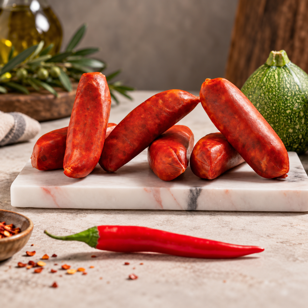 CHORIZO BIERZO PICANTE COOKING SAUSAGE ±1.5kg (per kg)