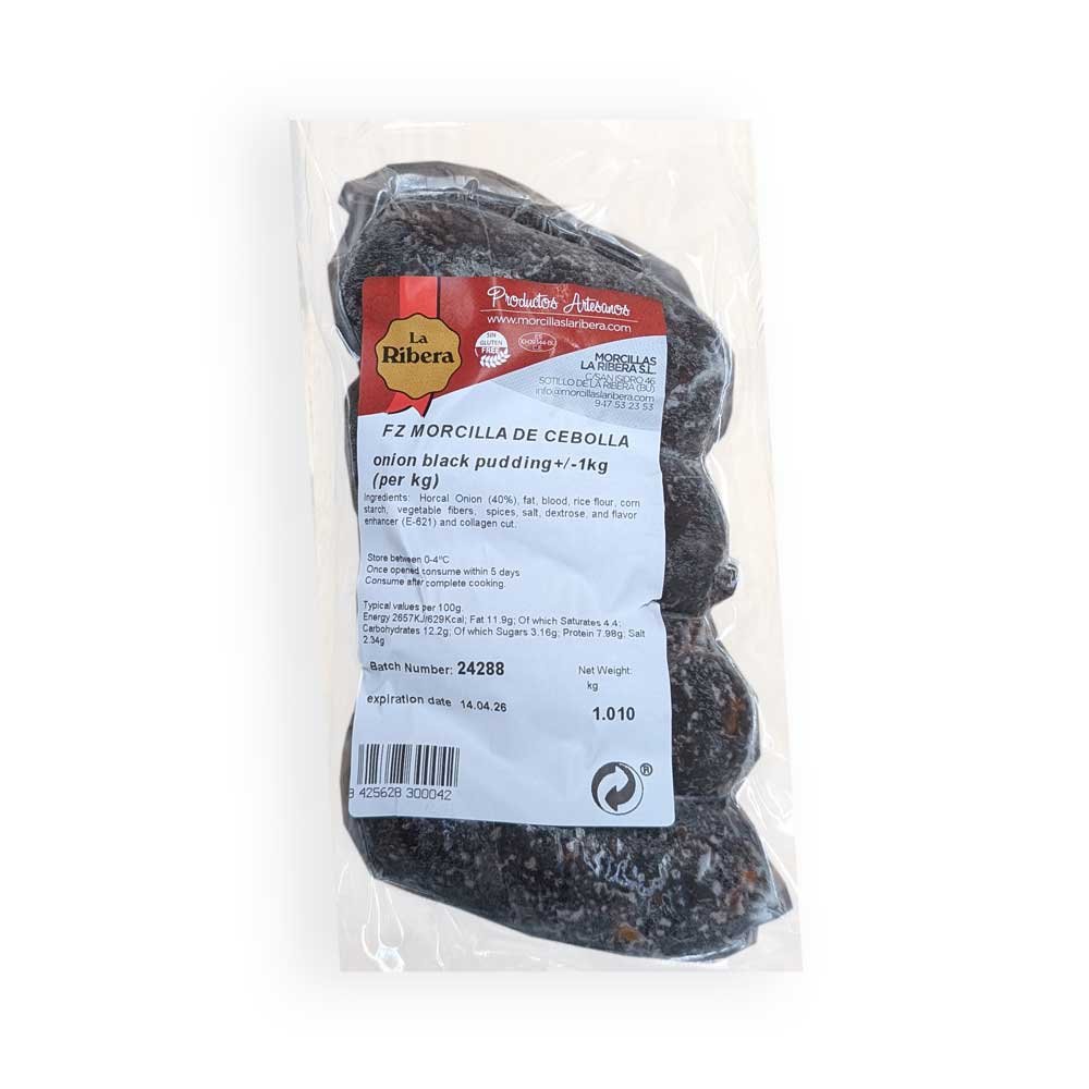 FZ MORCILLA DE CEBOLLA onion black pudding ±1kg (Per kg)
