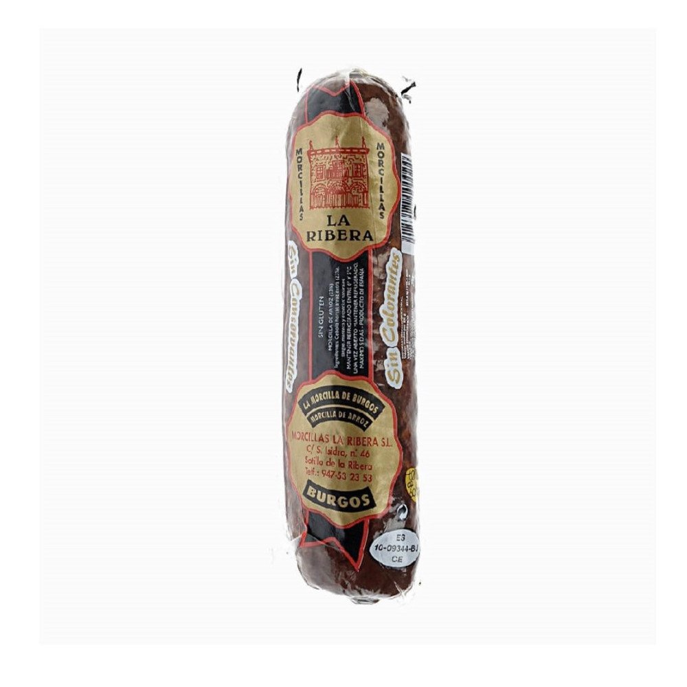 MORCILLA DE BURGOS, rice black pudding ±330g (Per kg)