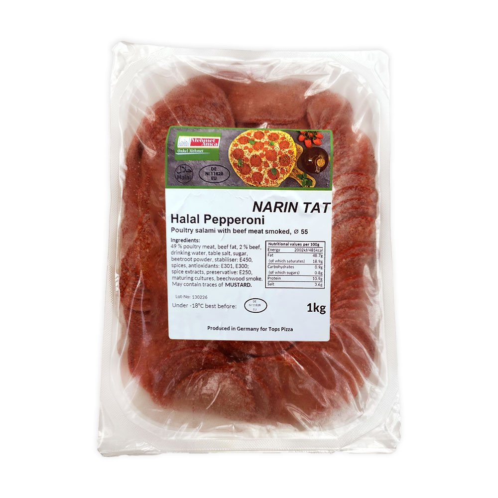 FZ SLICED PREMIUM HALAL NARIN PEPPERONI x 1kg