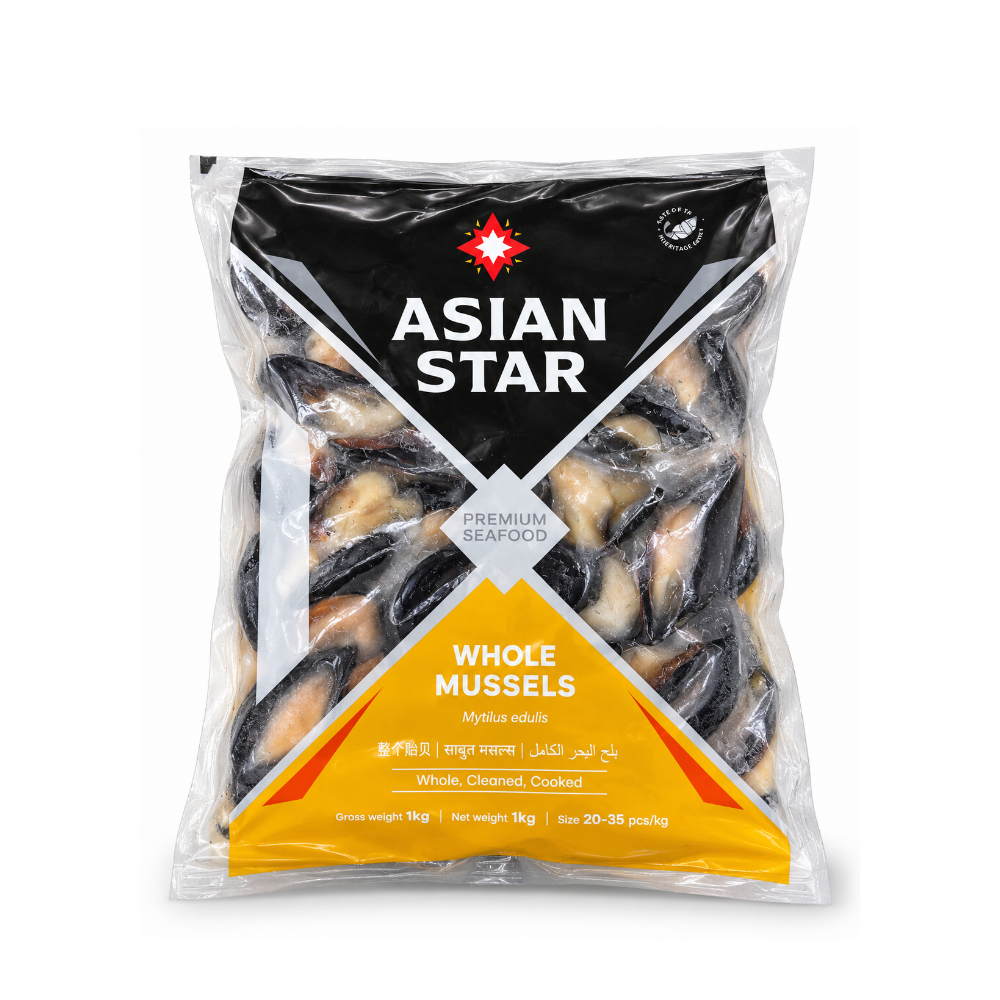 FZ COOKED SHELL MUSSELS 20-40 x 1kg