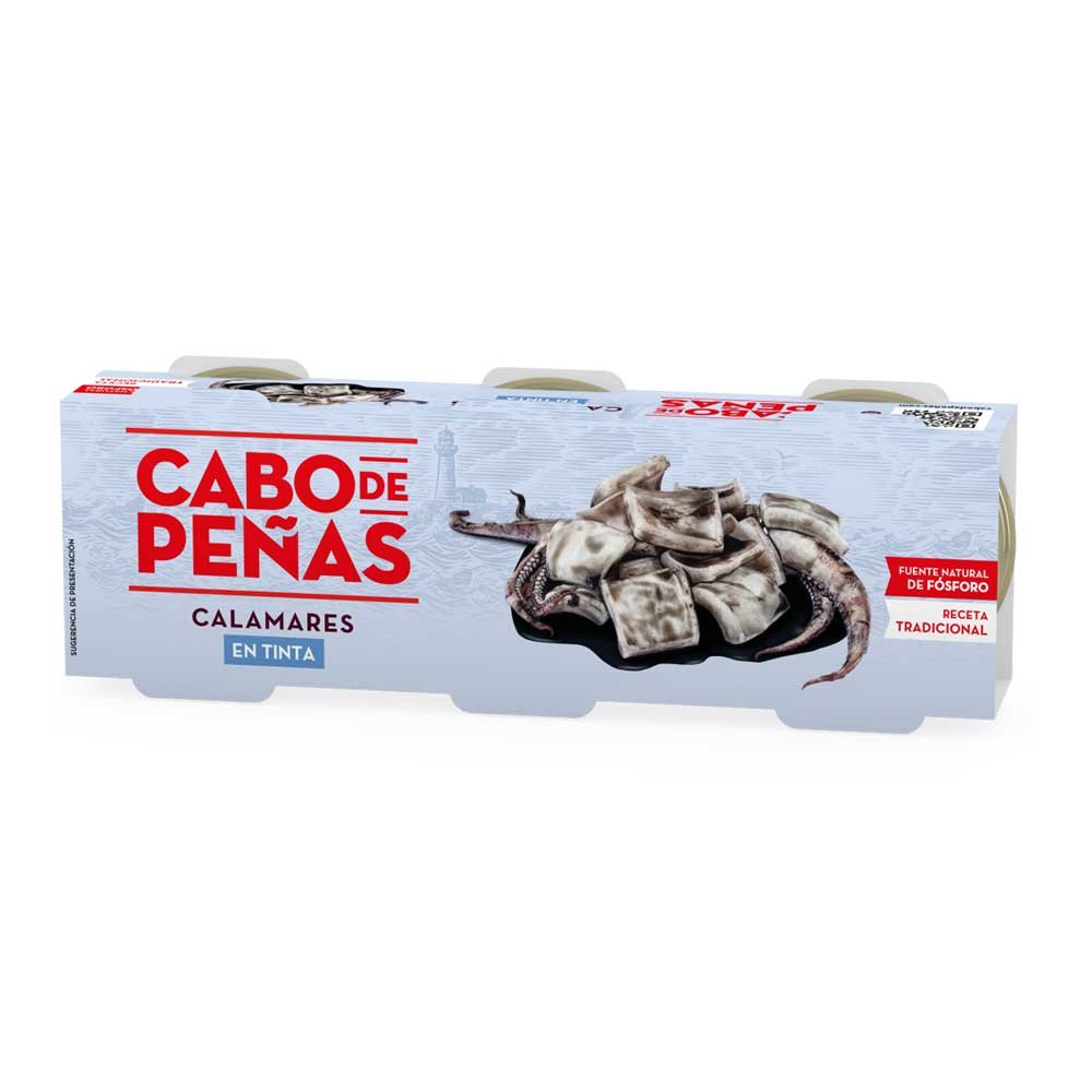 CALAMARES -TROZOS- EN TINTA x PACK (3 x 85g)