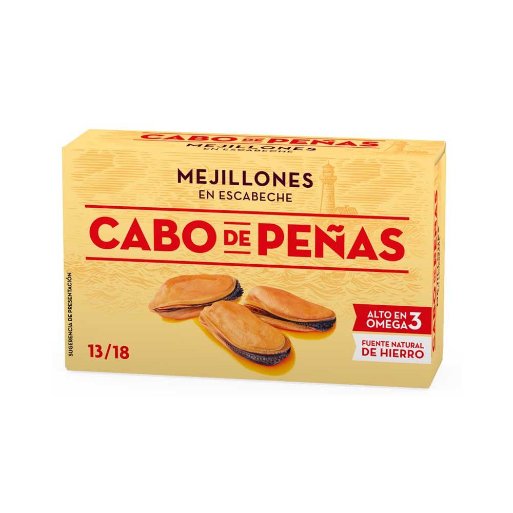 MEJILLONES EN ESCABECHE  (13/18) x 120g