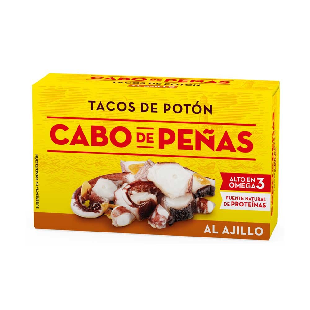 TACOS DE POTON AL AJILLO x 120g