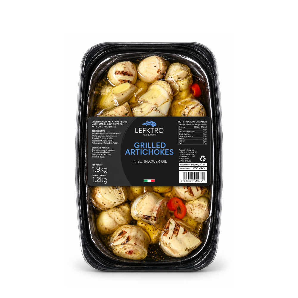 CHAR-GRILLED ARTICHOKES IN OIL x 1.9kg