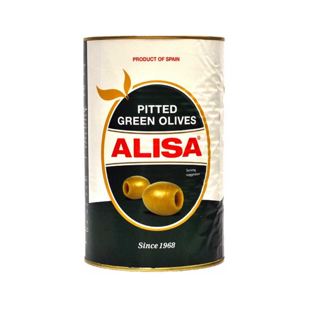 GREEN PITTED OLIVES x 5kg