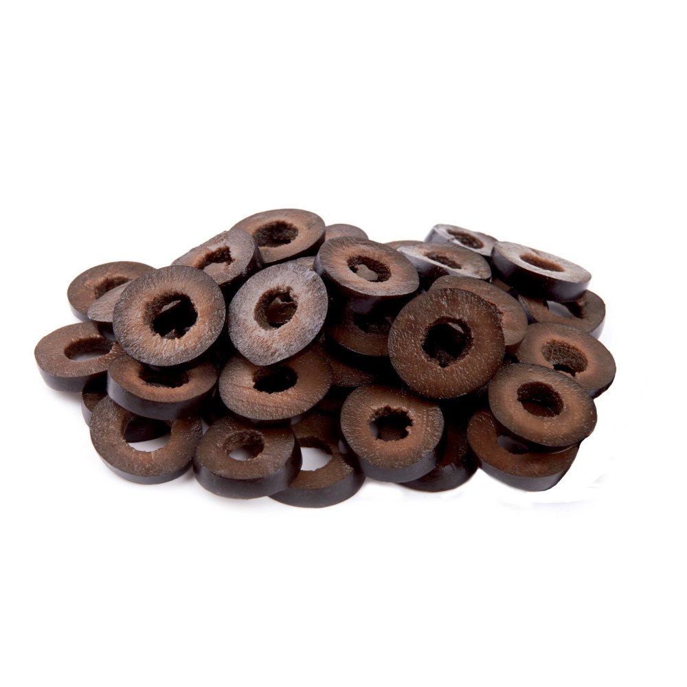 SLICED BLACK OLIVES 6 x 2.5kg