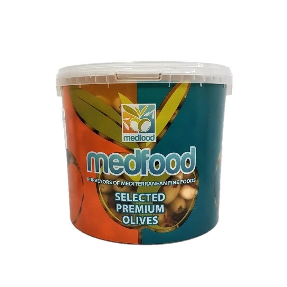 MIXED PITTED OLIVES, CHILLI & GARLIC x 5kg