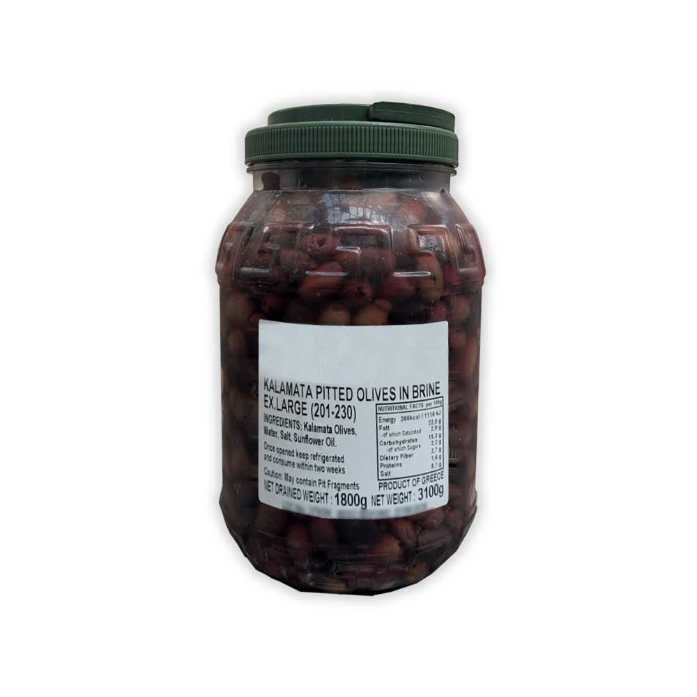 KALAMATA PITTED JUMBO OLIVES x 3kg