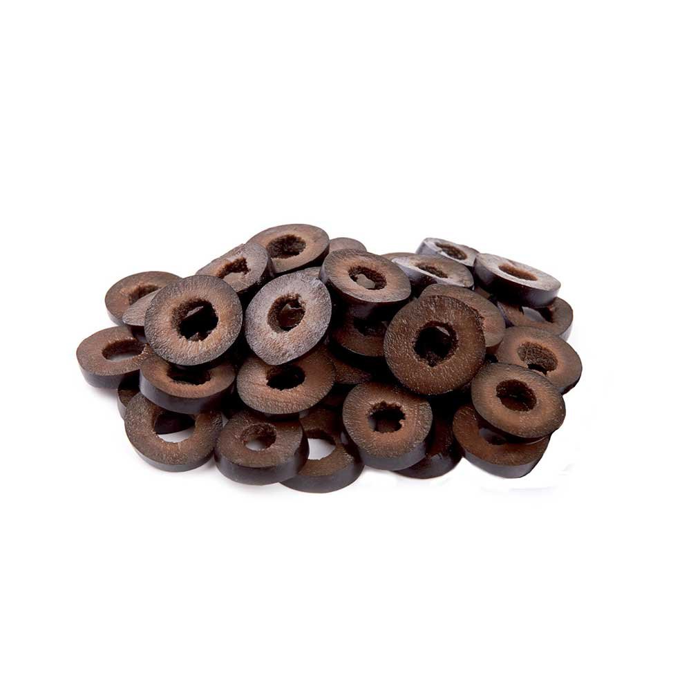 SLICED BLACK OLIVES 3 x 2.5kg
