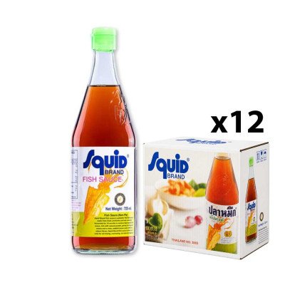 FISH SAUCE, SQUID BRAND 12 x 725ml