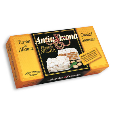 TURRON DE ALICANTE BLACK LABEL 32 x 200g