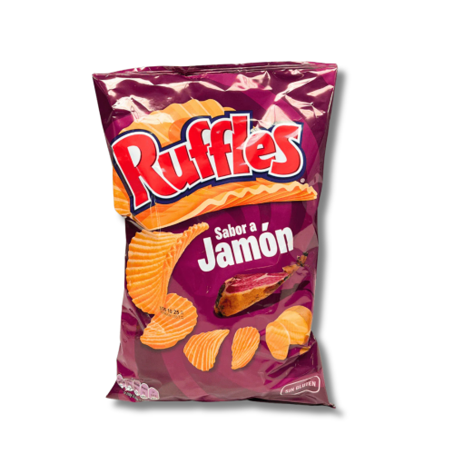 RUFFLES JAMON (HAM) POTATO CRISPS 19 x 150g