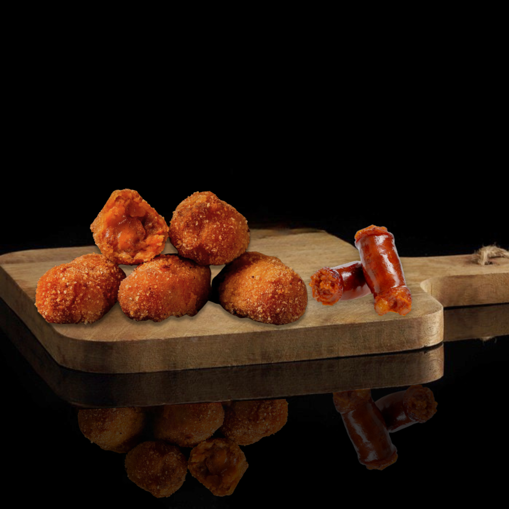 FZ CHISTORRA CROQUETTE 30 x 30g GF, Croquetas de chistorra x 900g