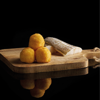 FZ COD CROQUETTE 40 x 25g, Croquetas de bacalao x 1kg