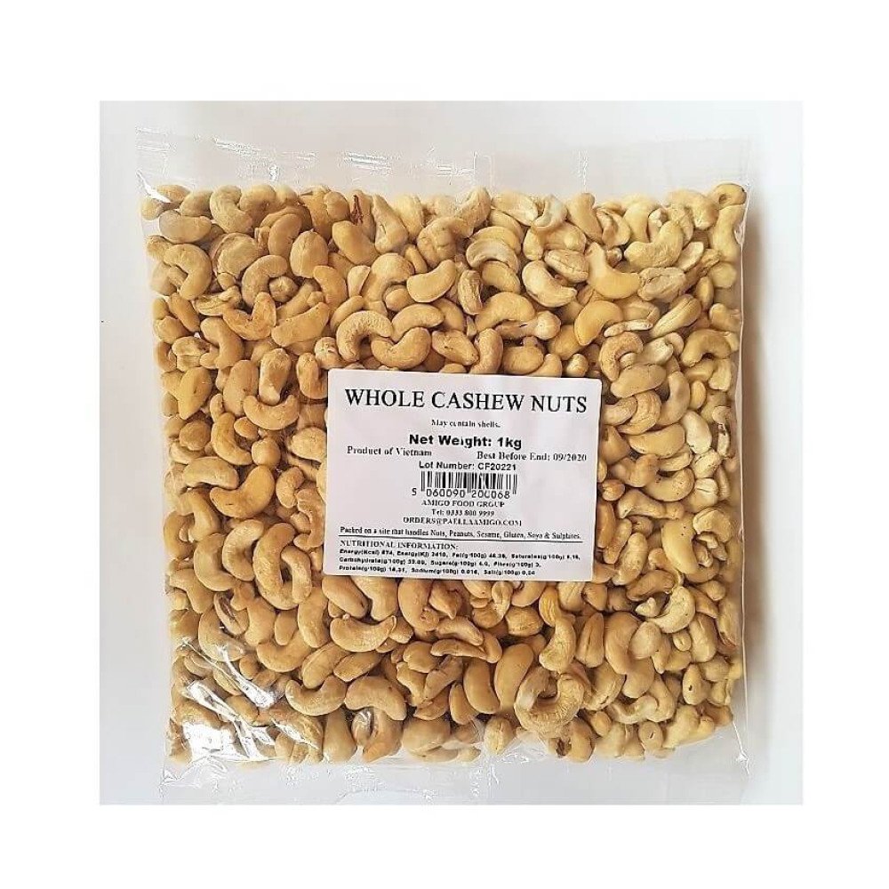 WHOLE CASHEW NUTS x 1kg