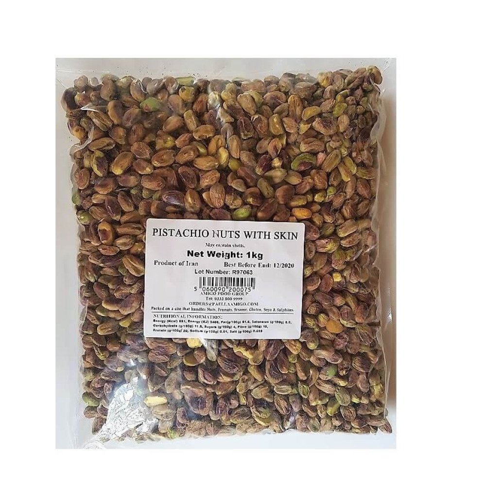 PISTACHIO KERNELS WITH SKIN x 1kg