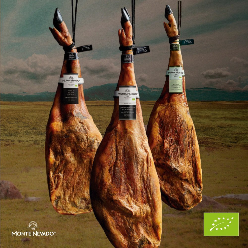JAMON 100% IBERICO BELLOTA MONTE NEVADO ±7.5kg (Perkg)