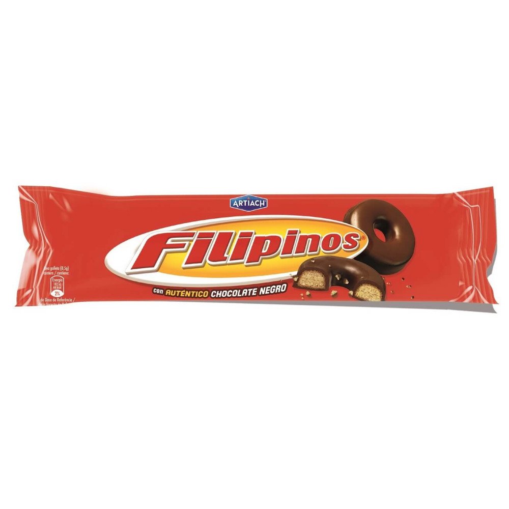 FILIPINOS CHOCO NEGRO 12 x 120g