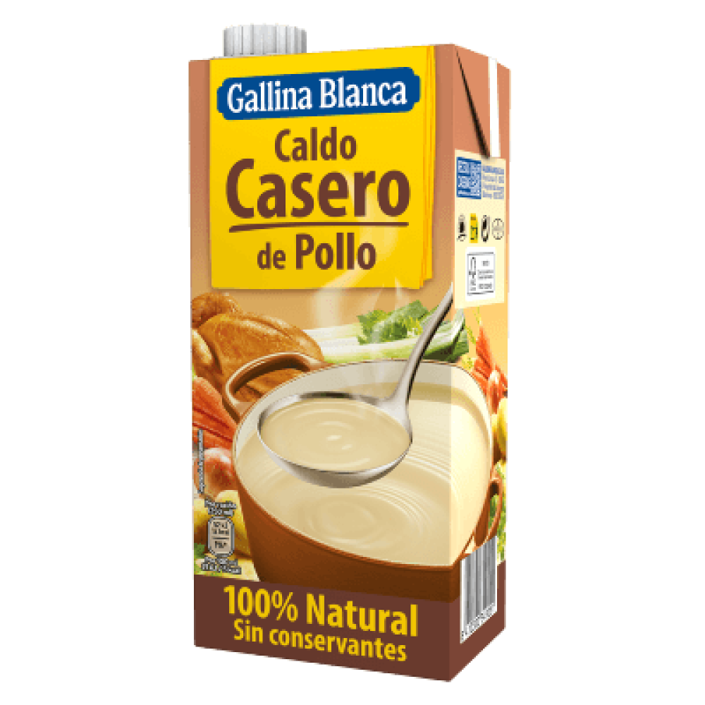 CALDO POLLO GALLINA BLANCA 12x1L