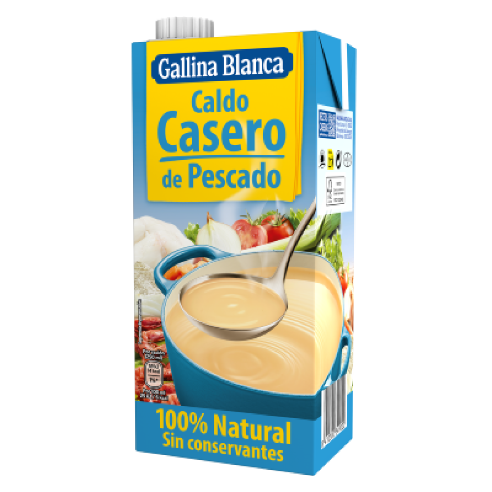 CALDO PESCADO GALLINA BLANCA 12x1L