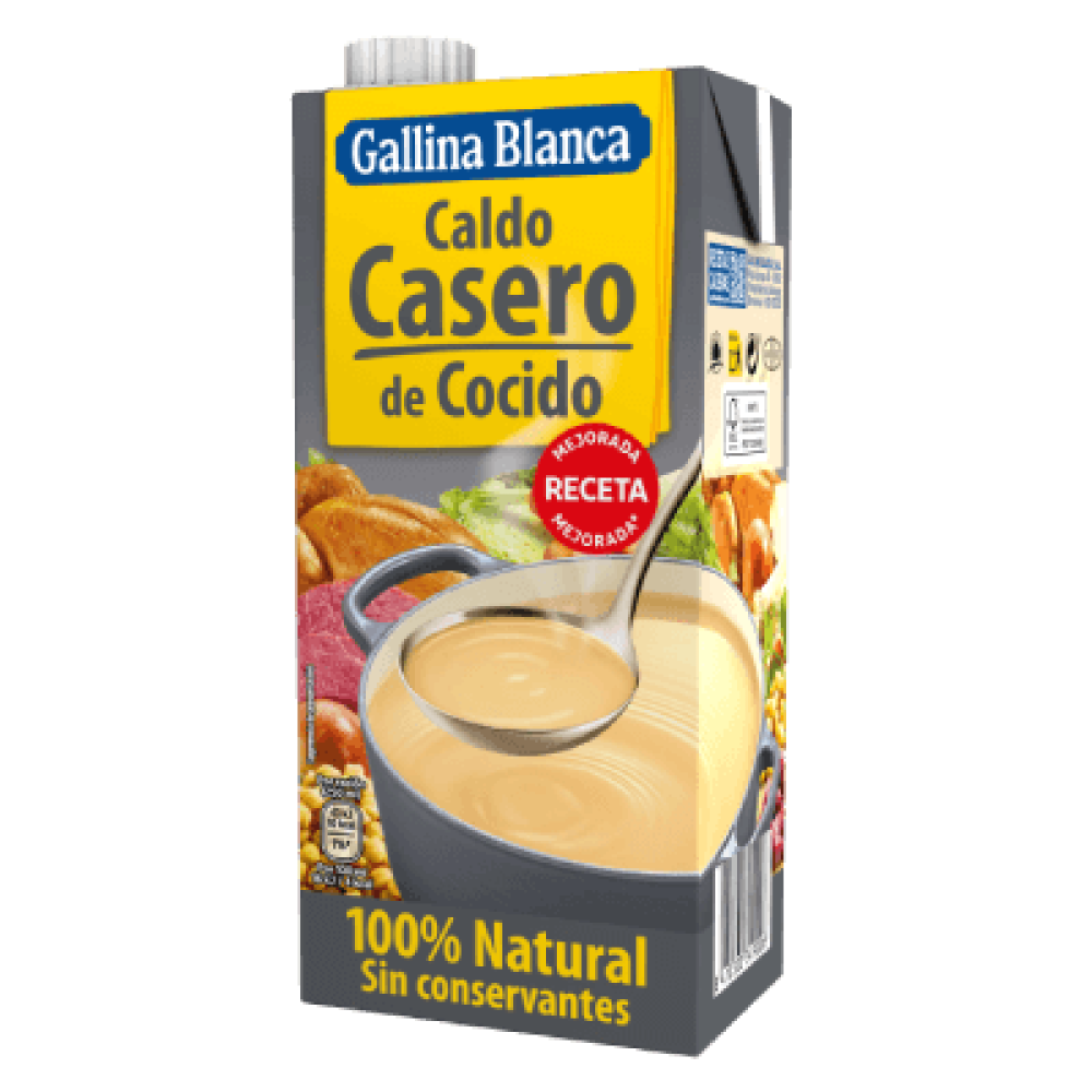 CALDO COCIDO GALLINA BLANCA 12x1L