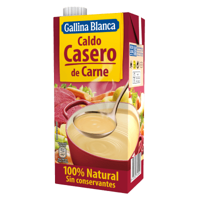 CALDO CARNE GALLINA BLANCA 12x1L