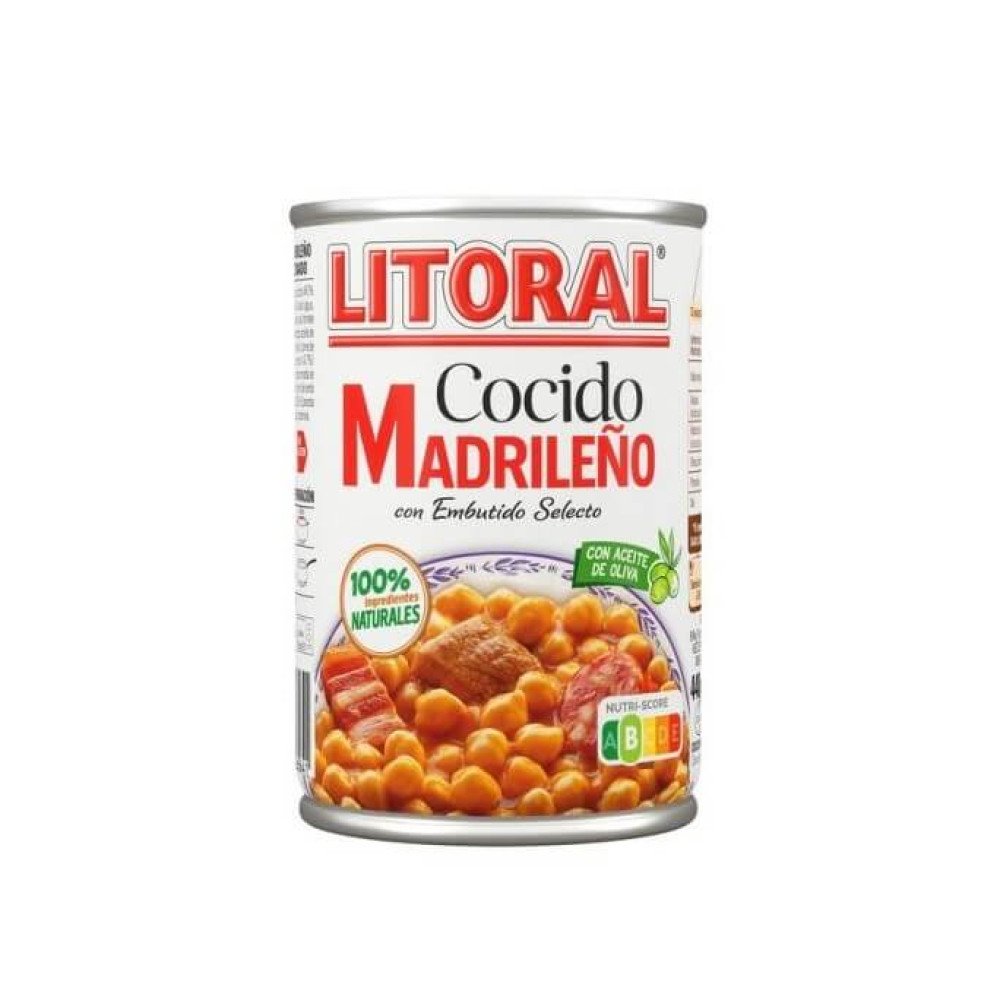 LITORAL COCIDO MADRILENO 15x425g