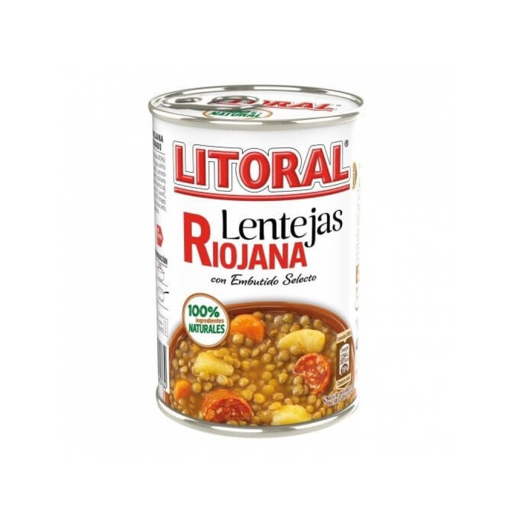 LITORAL LENTEJAS RIOJANA 15 x 425g