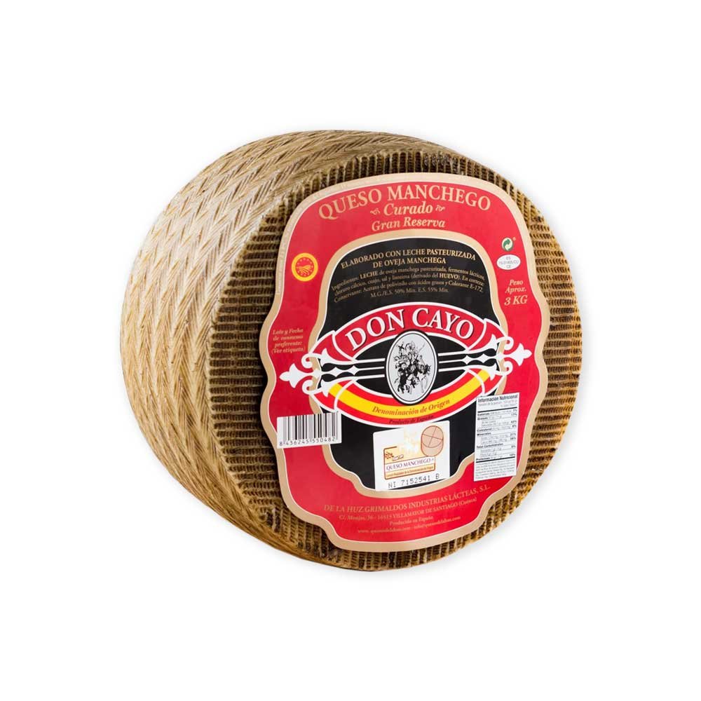 CURADO MANCHEGO CHEESE DON CAYO D.O. ±3kg (Per kg)