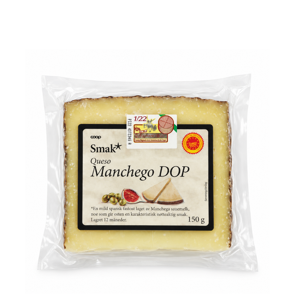 SMAK MANCHEGO DOP 12 MONTHS x 150g WEDGES