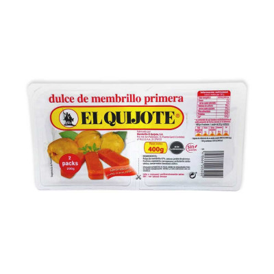 MEMBRILLO QUINCE PASTE EL QUIJOTE 2x200g Pack
