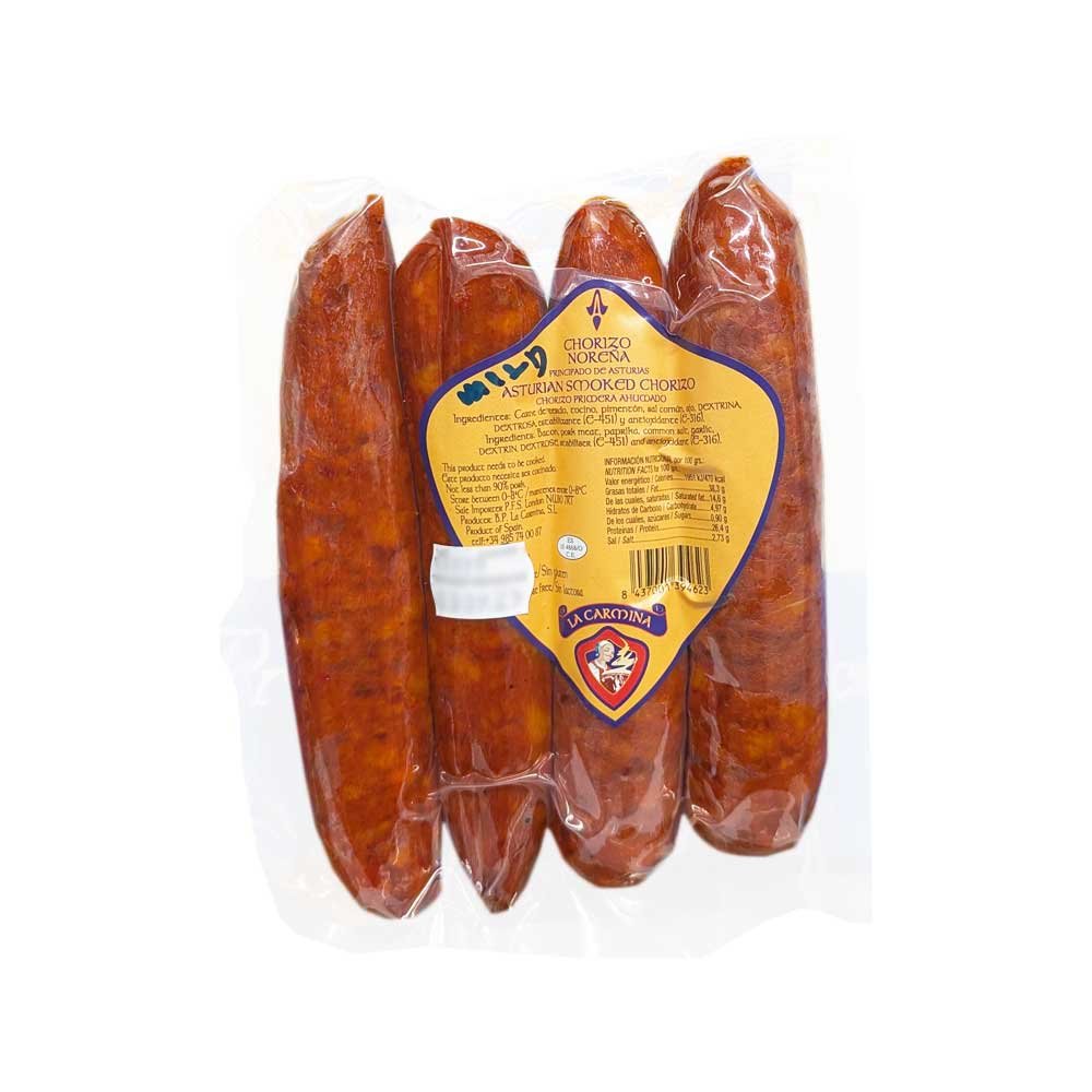 ASTURIANO MILD ROSARIO CHORIZO 4 pieces ±450g (Per kg)