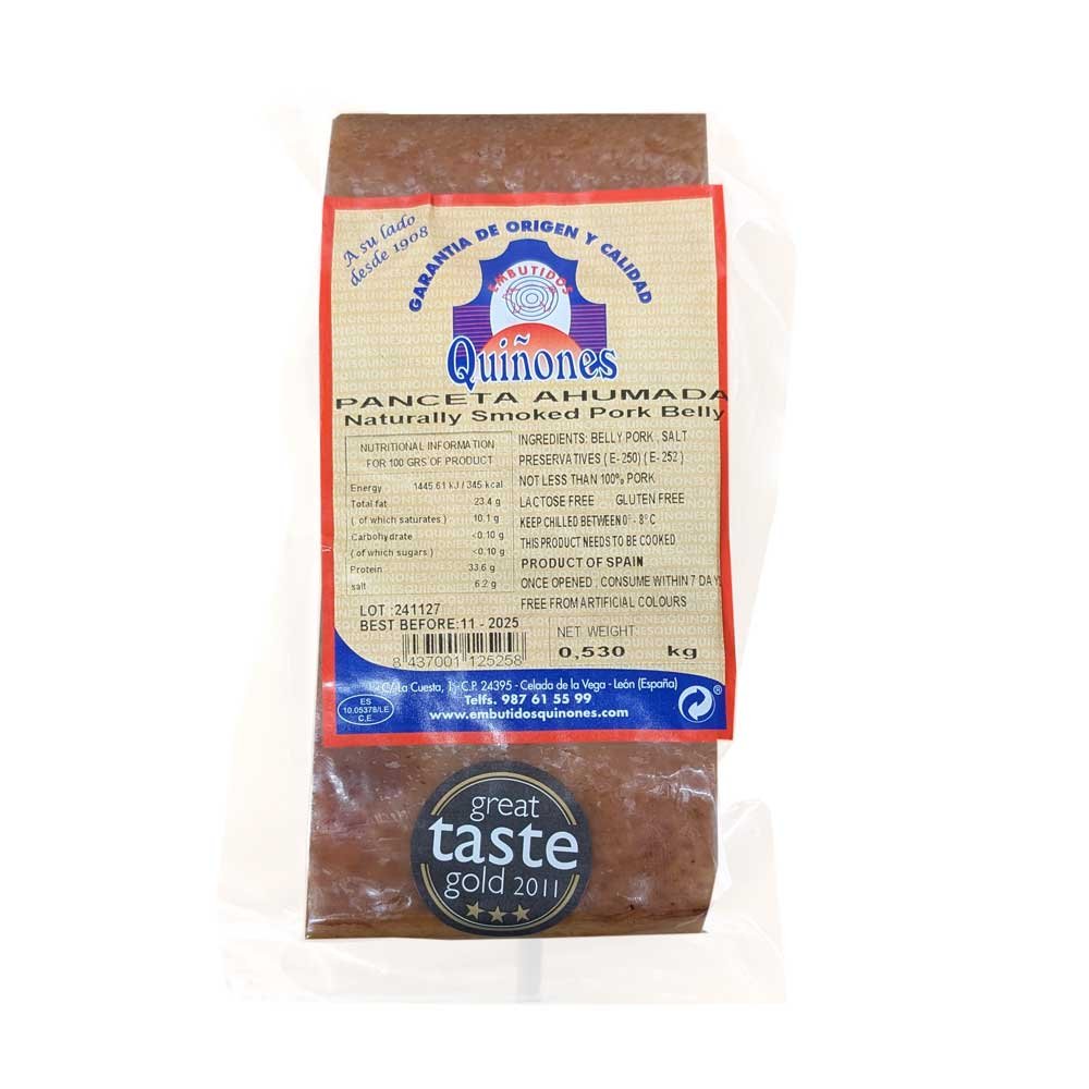 RETAIL PANCETA AHUMADA QUINONES ±500g (Per kg)